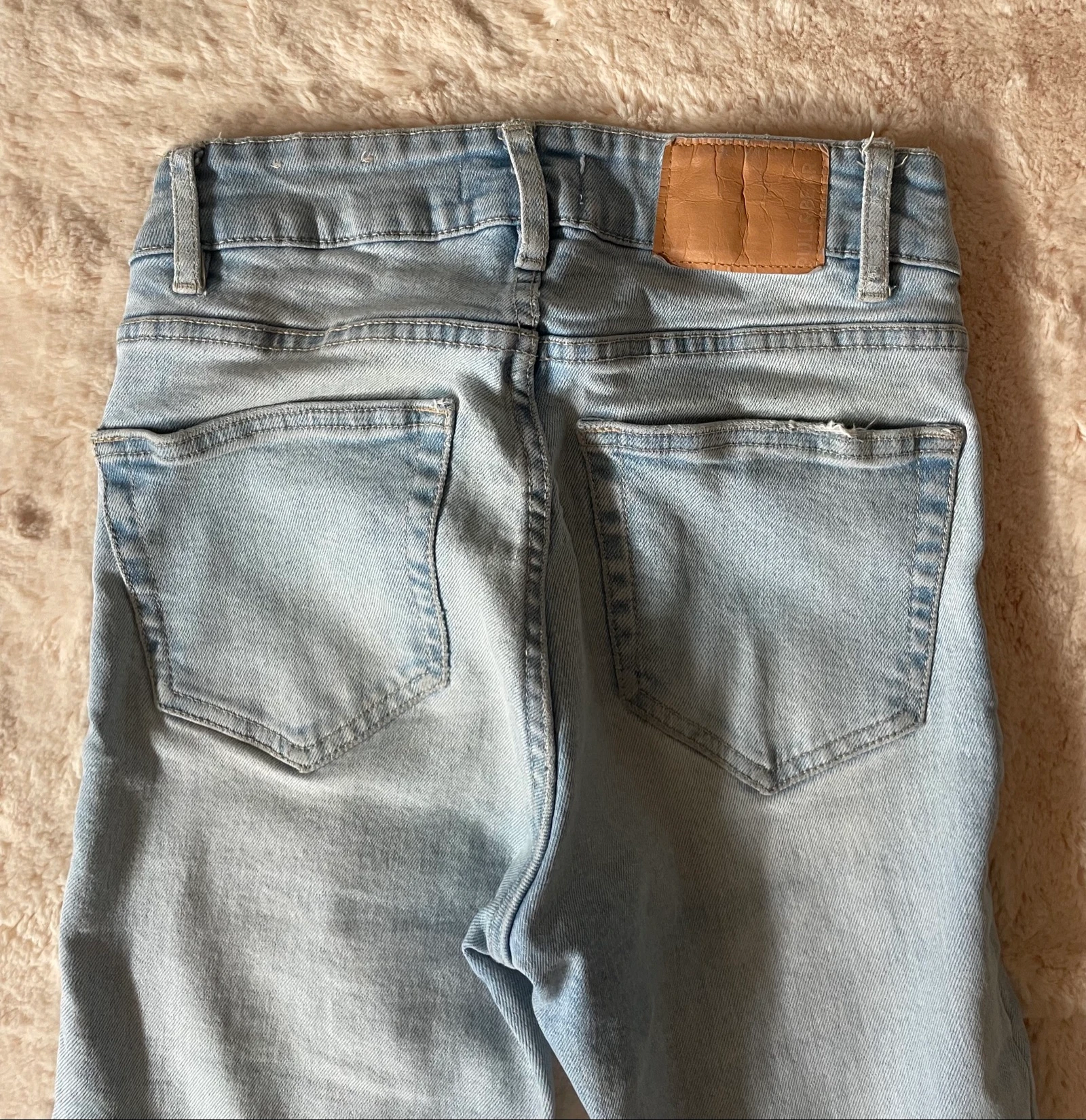 Distressed Blue Skinny Flare Jeans – photo 6